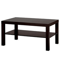 Thumbnail for IKEA Lack coffee table in black-brown (90x55cm) on sale