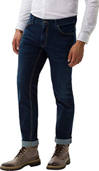 Thumbnail for BRAX Herren Style Chuck Hi-Flex: med fem lommer Jeans, Stone Blue Used, 38W / 32L EU im Sale