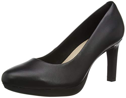 Clarks Damen Ambyr Joy Pumpe, Black Leather, 39 EU im Sale
