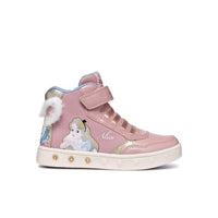 Thumbnail for Geox J Skylin Girl G Sneaker, LT Rose/Platinum, 27 EU on sale