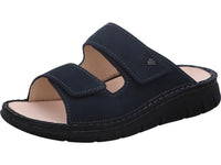 Thumbnail for Finn Comfort Rab Matine (Dark Blue) - Mules Marine (Dark Blue) - Men's Shoes Sandals/Mules, Blue, Leather on Sale