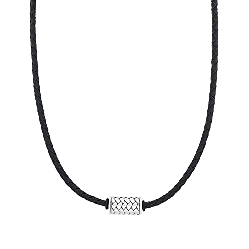 s.Oliver Kette mit Anhänger Edelstahl Jungen Kinder Halsschmuck, 40+3 cm, Silber, Kreuz, Kommt in Schmuck Geschenk Box, im Sale