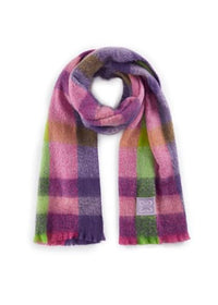 Thumbnail for CODELLO WOVEN SCARF RECYCLED POLYESTER CHECK SCHAL (LIL2(LILA), STANDARD) im Sale