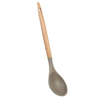 Thumbnail for wenco Kochlöffel, 34 cm, Silikon-Kopf für antihaftbeschichtete Oberflächen, Hitzebeständig, Spülmaschinengeeignet, Taupe, 526784 im Sale