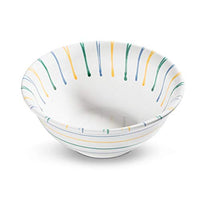Thumbnail for GMUNDNER KERAMIK salad bowl capacity: 2 liters colorful flamed tableware, handmade in Austria on sale