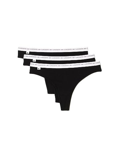 Lacoste Women's 8F1341 G-String, Noir, on sale