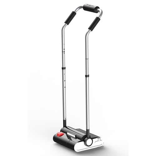 Twin Grip Sweeper elektrischer Akku-Besen mit Doppelstange - Bodenreiniger ohne Kabel - höhenverstellbarer Doppel-Teleskopstange - körperschonende Reinigung - beutelloser Kehrbesen im Sale