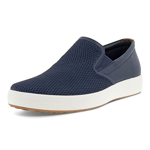 Ecco Herren Soft 7 Slip-on, Marine/Marine/Lion, EU im Sale