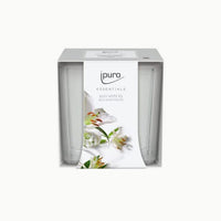 Thumbnail for ipuro - decorative ipuro white lily scented candle - minimalist & puristic scented candles in a glass - intense scented candles with delicate floral notes - stylish candle 125 g on sale