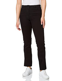 Thumbnail for GERRY WEBER Edition Damen 92307-67930 Straight Jeans, Schwarz (Black Black Denim 12800), 34 (Herstellergröße: 34R) im Sale