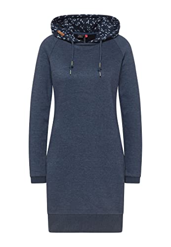 Ragwear women's dress Bess navy/brown/light blue on sale