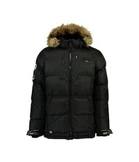 Thumbnail for Geographical Norway Men's winter jacket, outdoor functional jacket (L, Black) on sale