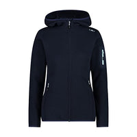 Thumbnail for CMP - Damen-Knit-Tech-Jacke mit fester Kapuze, B. Blau-Kristallblau, D40 im Sale