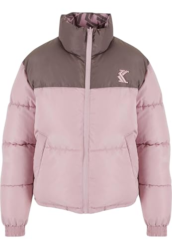 Karl Kani OG Reversible Puffer Jacket  Rose/Taupe im Sale