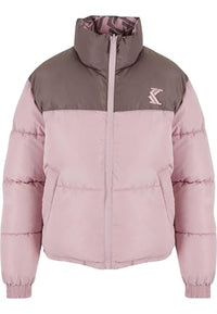 Thumbnail for Karl Kani OG Reversible Puffer Jacket  Rose/Taupe im Sale