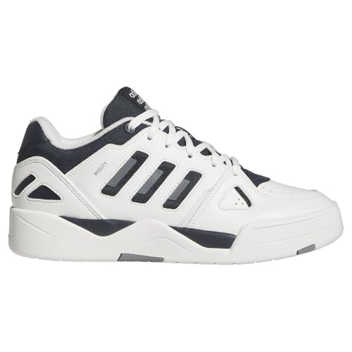 adidas Herren MIDCITY Low Shoes Basketball-Schuhe, core White/Aurora Ink/Grey Three, EU im Sale