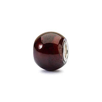 Thumbnail for Trollbeads Charm Runder Granat aus Edelstein in der Farbe Dunkelrot, TSTBE-00021 im Sale