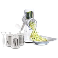 Thumbnail for LIVINGTON Sumo Slicer - 3 in 1 Drum Grater - for grating, slicing, shredding - locking function - multi-grater - grater - vegetable slicer - mill - vegetable cutter - the original from TV on sale