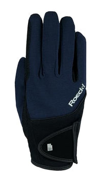 Thumbnail for Roeckl Sports Reithandschuh Milano, Freizeit Sommer Handschuh, Schwarz 8 im Sale