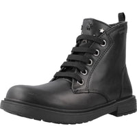 Thumbnail for Geox J Eclair Girl Ankle Boot, Black/Gun, 34 EU on sale