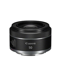 Thumbnail for Canon RF 50mm F1.8 STM Lens | Compact and lightweight, high aperture of 1:1.8, compatible with all Canon EOS R series cameras. Black on sale.