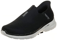 Thumbnail for Skechers Men's Gowalk 6 Slip-Ins – Athletic Slip-On Shoes | Casual Memory Foam Sneaker, Black/White, 41.5 on Sale
