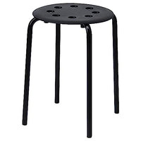 Thumbnail for Marius stool in black stackable (45cm) on sale