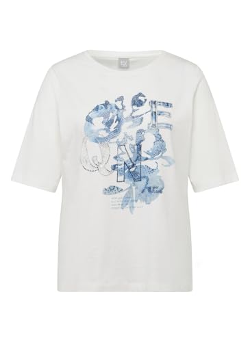 Rabe T-Shirt Floraler Print in Beige für Damen im Sale
