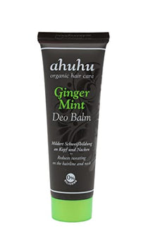 Thumbnail for ahuhu organic hair care Ginger Mint 50ml Deo Balm for body and scalp on sale
