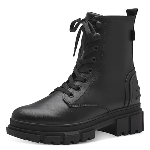 s.Oliver Damen Stiefeletten ohne Absatz zum Schnüren Herbst, Schwarz (Black), 37 EU im Sale