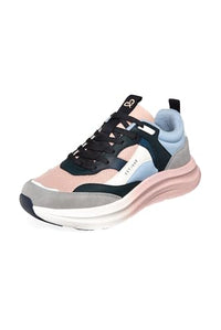 Thumbnail for SOCCX Damen Sneaker im Materialmix mit Dip-Dye-Sohle Black 38 im Sale