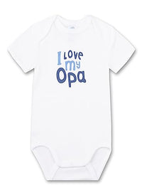 Thumbnail for Sanetta Baby Body Kurzarm Weiß | Hochwertiger und nachhaltiger Body für Jungen aus Bio-Baumwolle. Baby Body 104 im Sale