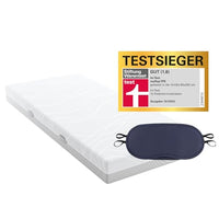 Thumbnail for Schlaraffia myNap TFK mattress 90x200 cm, with sleep mask: premium quality, 7-zone comfort, medium firmness, Oeko-TEX Standard 100, pocket spring mattress set on sale