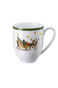 Thumbnail for Hutschenreuther Happy Christmas Christm. green mug with handle, 02488-727442-15505, multicolored on sale