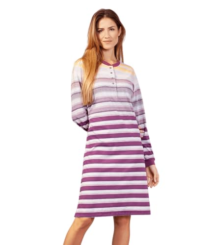 hajo nightdress with cuffs, 105 cm, climate comfort on sale