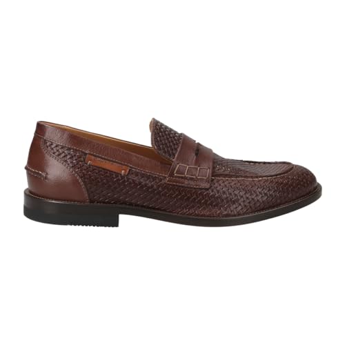 Galizio Torresi slipper 413540 V70185, perforated/braided, brown, men's sale