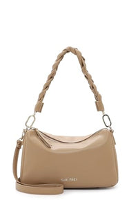 Thumbnail for SURI FREY shoulder bag Tiffany 13890 women's handbags plain taupe 900 on sale