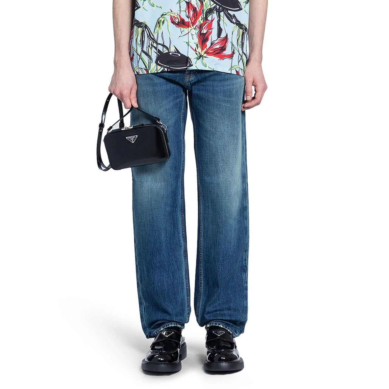 Prada Cotton Denim Jeans im Sale