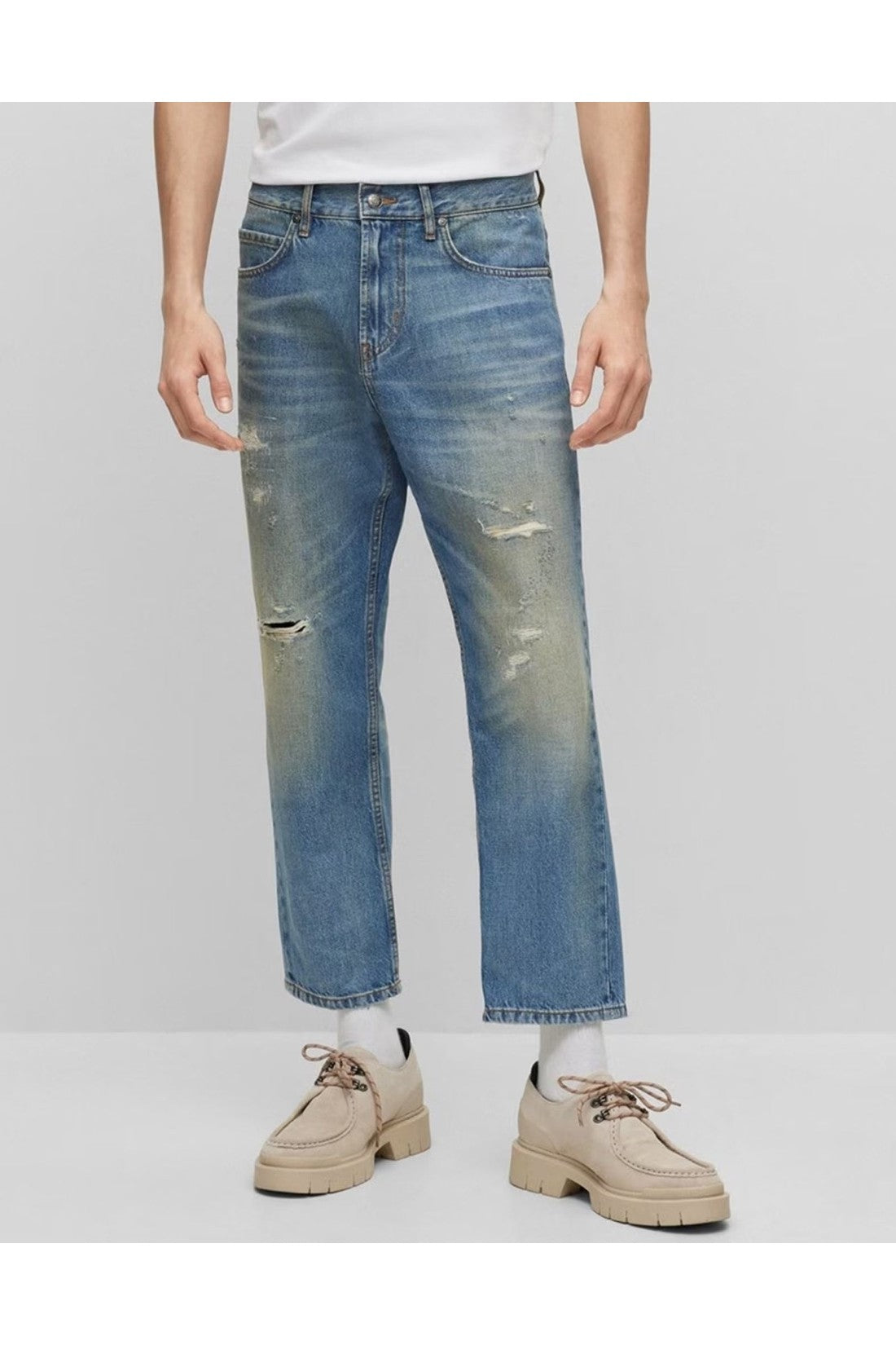 Hugo Boss 340 Vintage Wash Jeans im Sale