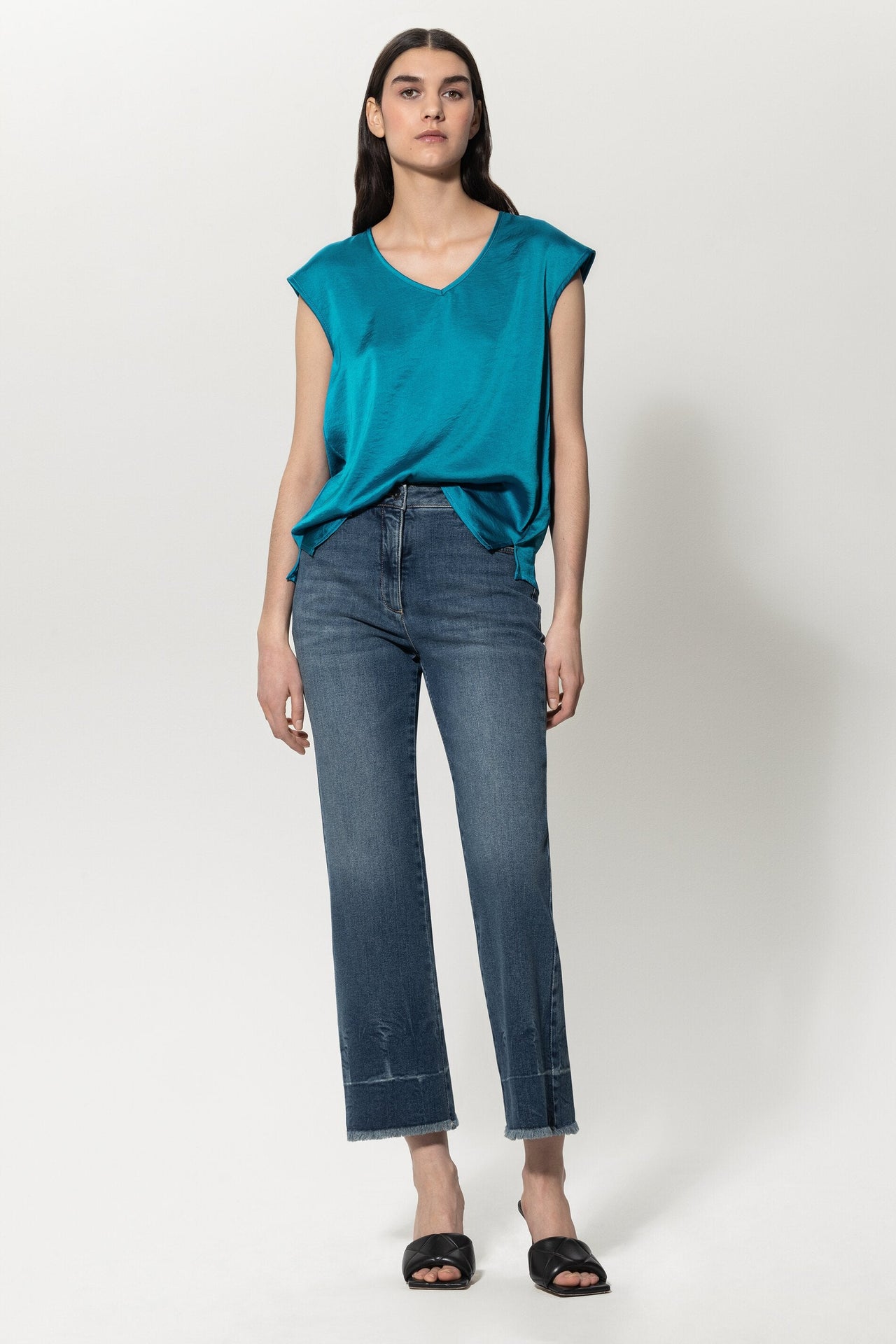 Luisa Cerano V-Neck-Top im Sale