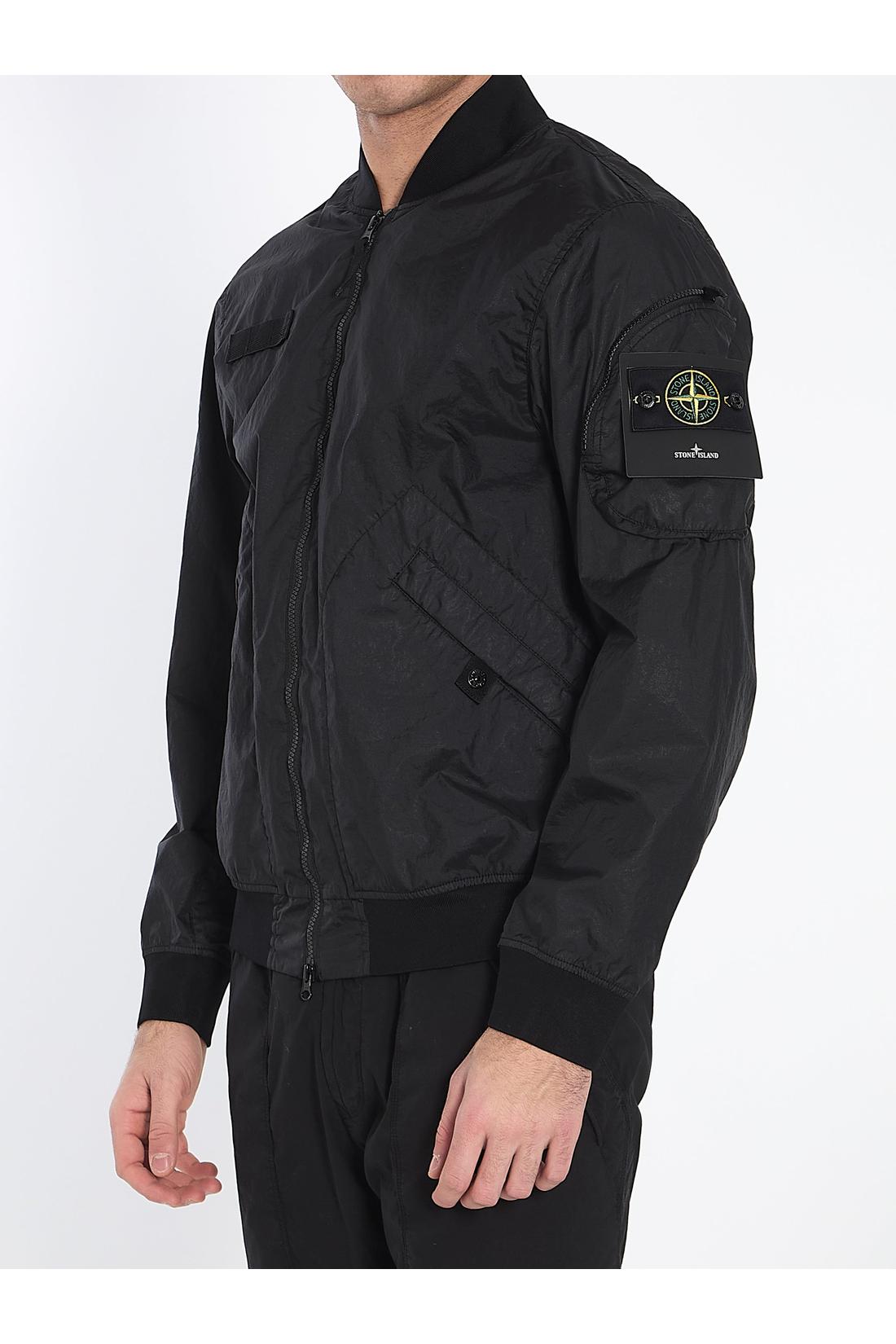 Stone Island 3L TC Membrane bomber jacket on sale