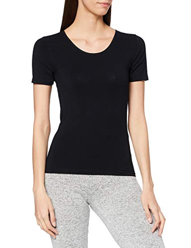 Palmers Damen Body Touch Kurzarm Unterhemd, Schwarz (Schwarz 900), (Herstellergröße: L) im Sale