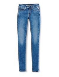 Thumbnail for Replay Damen Jeans New Luz Skinny-Fit, Medium Blue 009-4 (Blau), 24W / 30 im Sale
