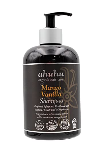 ahuhu oraganic hair care Mango Vanilla Shampoo 500ml (silicone-free) on sale