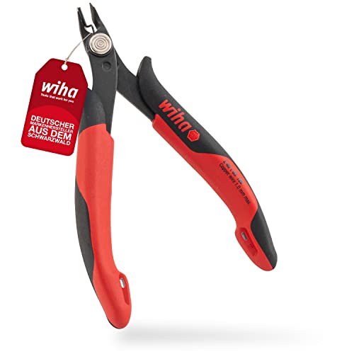 Wiha Präzisions Seitenschneider Elektronik klein (26813) breiter, spitzer Kopf ohne Wate 130mm I Mini Drahtschneider für Elektroinstallation im Sale