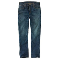 Thumbnail for Carhartt Unisex Rugged Flex Relaxed Fit Low Rise 5-Pocket Tapered Jeans, Canyon, 42W / 32L EU im Sale