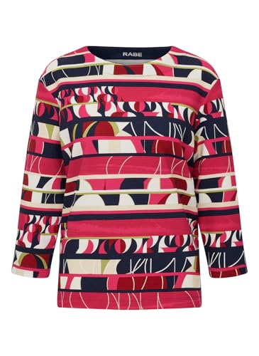 Rabe Sweatshirt Gemustert - Rundhals, 3/4 Arm im Sale