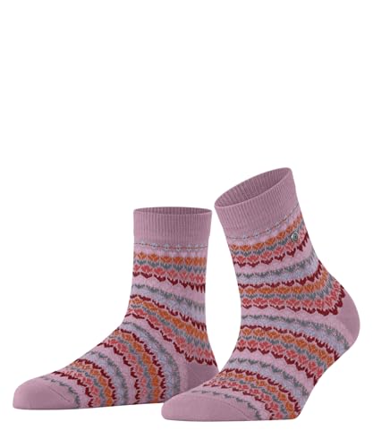 Burlington Damen Socken Coast Cottage W So Baumwolle gemustert 1 Paar, Rosa Powder Pink 8493, 36-41 im Sale