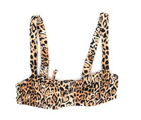 Thumbnail for Victoria's Secret Essential Full Coverage Strappy Back Bathing Suit Bikini Top, Tierprint, (32) 32A im Sale