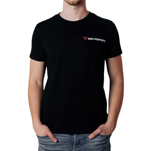 SW-Motech T-Shirt - Core Line. Schwarz. Herren. im Sale